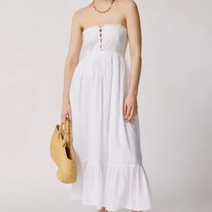 Urban outfitters Robyn strapless midi dress